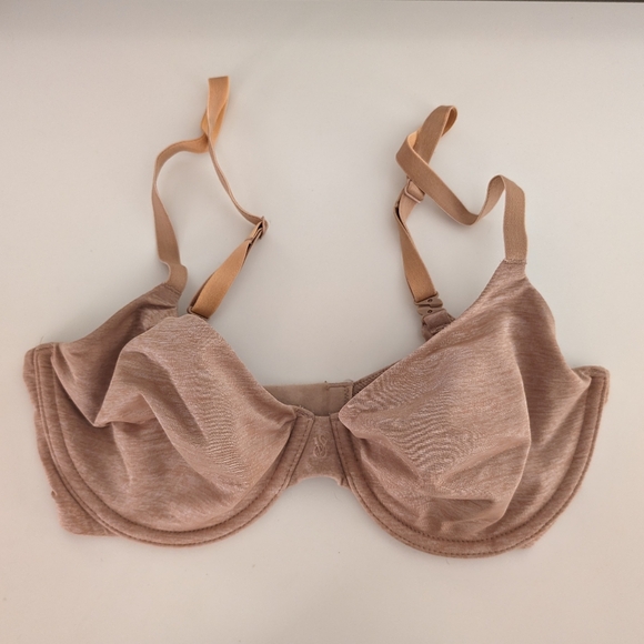 Marled Beige Unlined Semi Demi Victoria's Secret Bra - 32DD - Picture 1 of 3